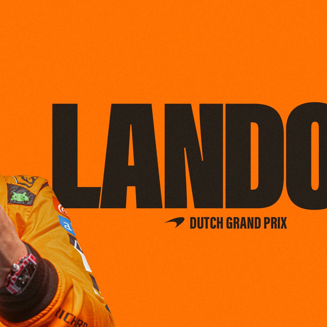 LANDOOOOOOOOOOOOOOOOOO 🧡

Let's go Lando, Lando is okay
Let's go Lando, he is here to stay
Let's go Lando, he is one of us
He's racing like a lion