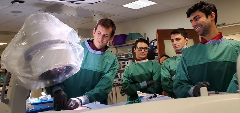 champagnedahlin's tweet photo. The hands-on vertebral augmentation cadaver lab for our @UVA_IR residents was a big hit! Thank you so much @stryker_spine for hosting! #whyUVA @LukeWilkins_UVA @UVARadiology https://t.co/AdUJTS7nog