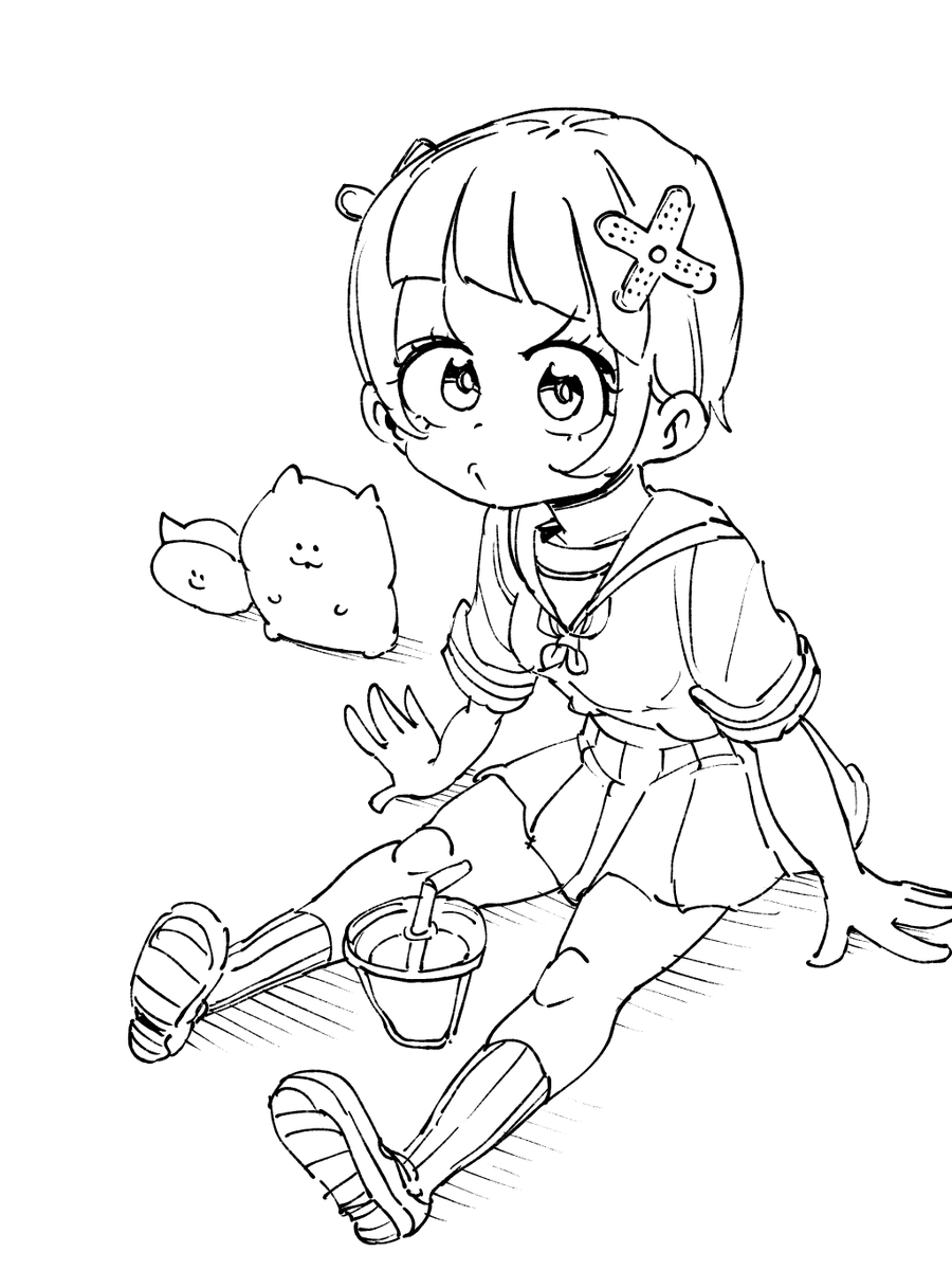 きょうの線画です🍣 