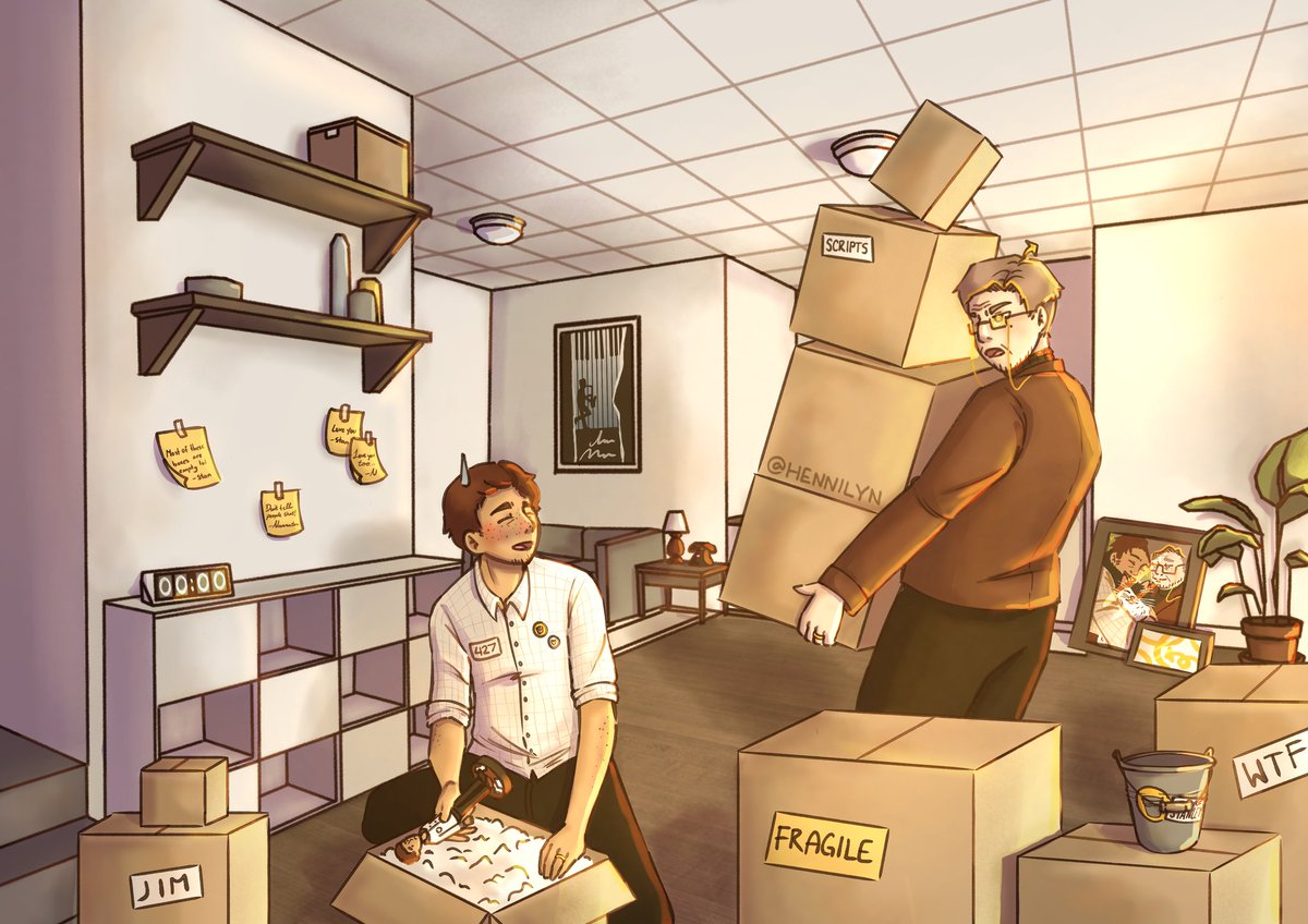 hennilynart's tweet image. moving in 🌱

#TheStanleyParable #tsp #stanarrator