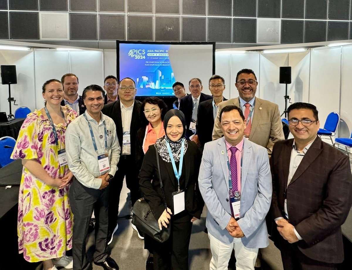 DrSabinKoirala's tweet photo. It was a great experience to attend #APICS2024 and meet world leaders in Intensive Care Medicine
@ApicsOfficial
@anzics
@SICMSG
@NSCCMOfficial https://t.co/Fp5Lm5gt3L