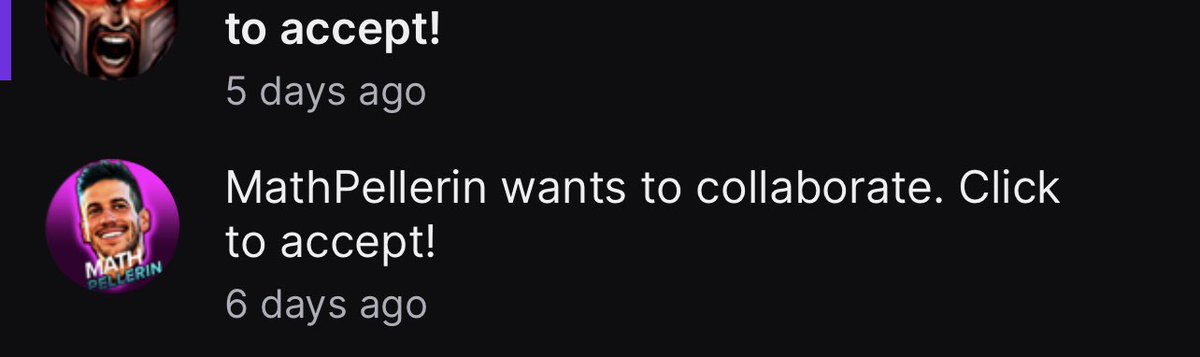 Vraiment bizarre le nouveau feature collaboration de Twitch. Maintenant pleins de fans essaient de m’inviter dans leurs streams…