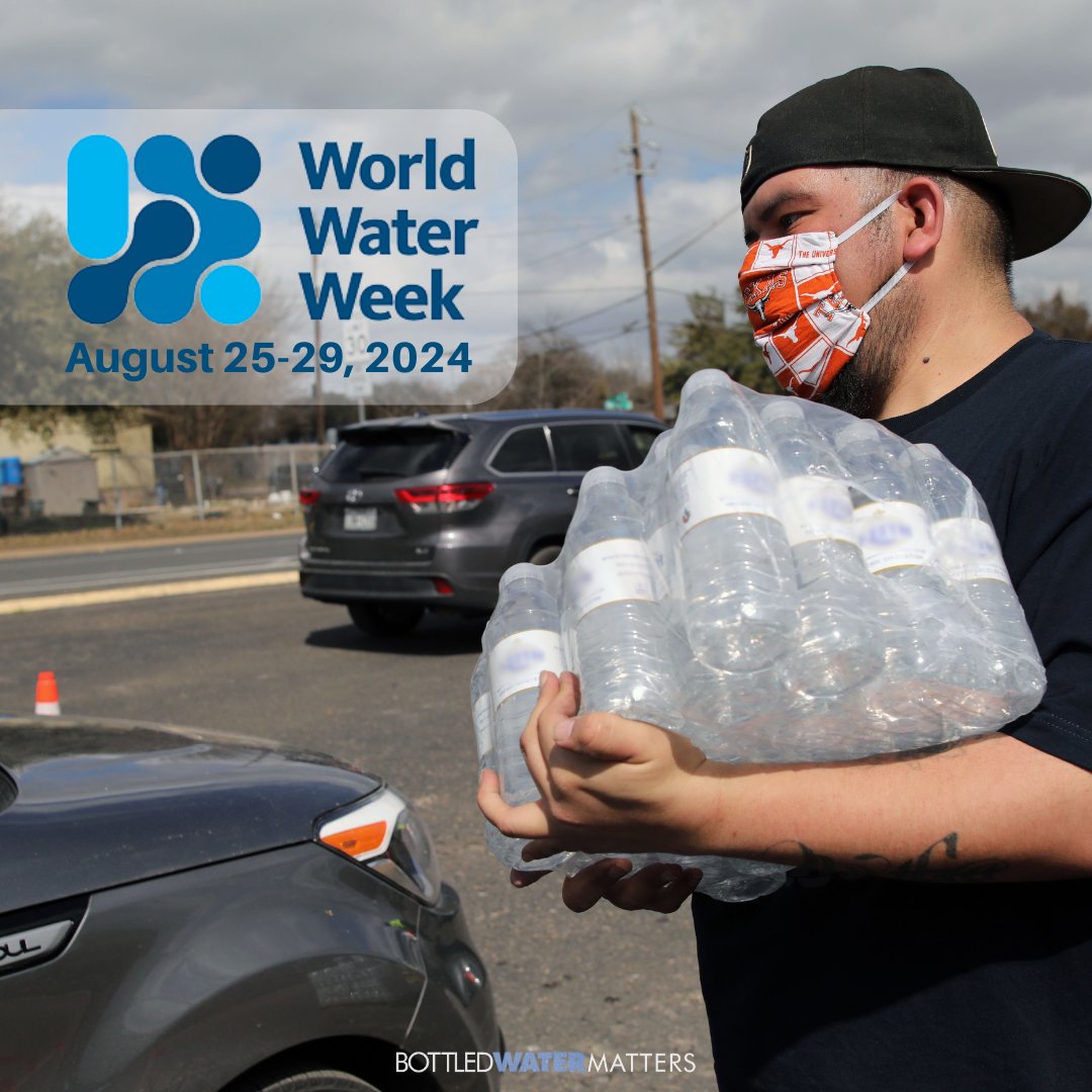 BottledH2OBabe's tweet photo. #WorldWaterWeek 2024 kicks off today! 🌍💧 This year's theme offers an opportunity to highlight the important role bottled water plays in delivering safe drinking water to humans. It not only supports human health but also gives a vision of hope in times of crisis. #BWSavesLives https://t.co/5CfPyXK0Rt