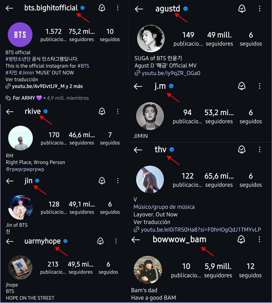 bangtanboys_sv's tweet photo. — 🔴 HAY PERSONAS DENUNCIANDO LAS ACCS DE LOS CHICOS EN IG 🔴

-Vayan a Instagram
-Busquen cada usuario
-Den MG a una publicación
-Copien el enlace del post

No olviden que ellos solo nos tienen a nosotros 💜 https://t.co/Wq7d0oowJA