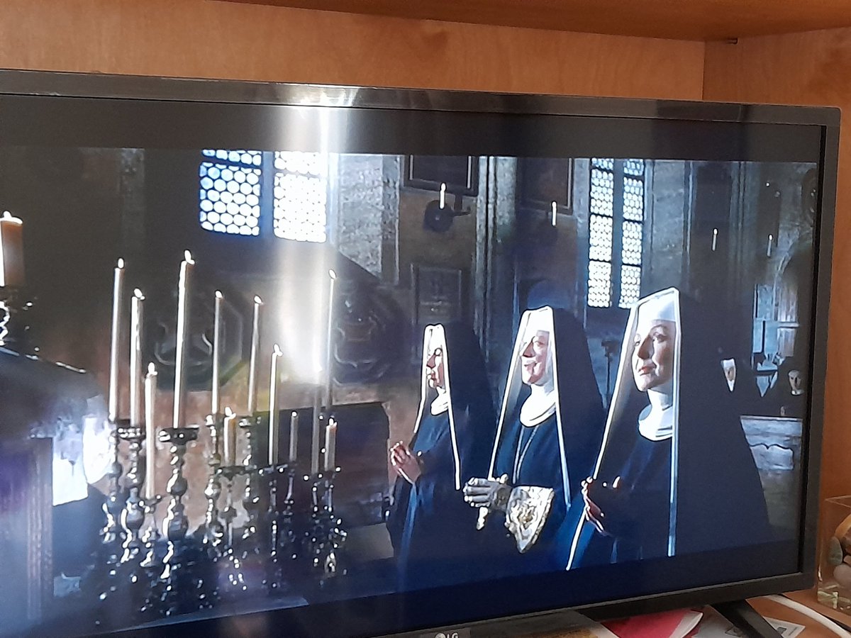 Silvanarscj's tweet image. Any other #NunsOfTwitter got the TV on?

I'm sure you can all guess what's currently on BBC1!

And yes, @BirgitteUna - we've already had your pet peeve of nuns wandering around while office is being sung!

#NunsTogether #ReligiousTogether 
#TheSoundofMusic @SisterWalburga