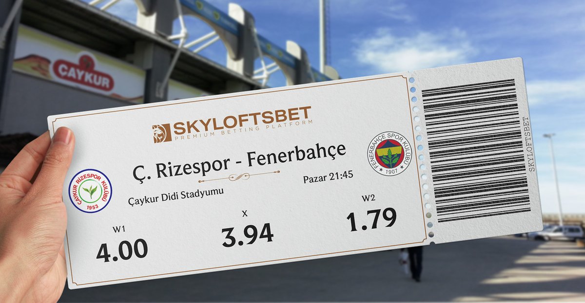 📣 Günün Karşılaşması

🏟 Ç. Rizespor 🆚️ Fenerbahçe 🏟

🤩 Karşılaşmaya min 100 TL lik kupon alımı yapan üyelerimize özel Fenerbahçe'nin attığı her gol için 25 FreeBet Anında hesabında.

🍾 Nekadar çok gol, okadar çok FreeBet. 🔹

Skyloftsbet Kazandırmaya Devam Ediyor 🤌

🌐
