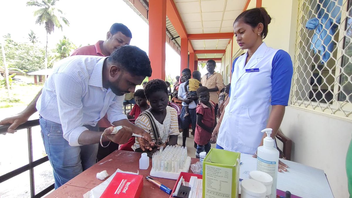 ANI_TribWelfare's tweet image. Under #PMJANMAN Mission, Anemia screening camp was conducted at Onge Settlement, Dugong Creek. A team from PHS RK Pur, Little Andaman, screened 128 Onges, prioritizing health & well-being of our PVTG communities. #EmpoweringTribalsViksitBharat #EmpoweringTribalsTransformingIndia