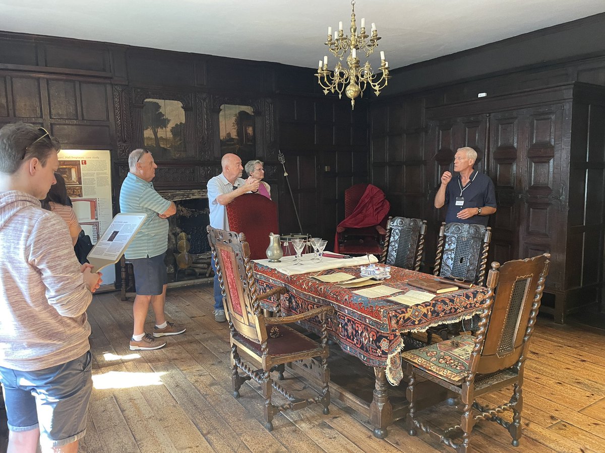 How lucky we are to having such friendly and well-informed volunteer stewards <a href="/Strangers/">Strangers</a>’Hall! Thank special thanks today, Stephen and Chrissie, who regularly give up their Sunday afternoons to welcome our visitors. #Volunteering