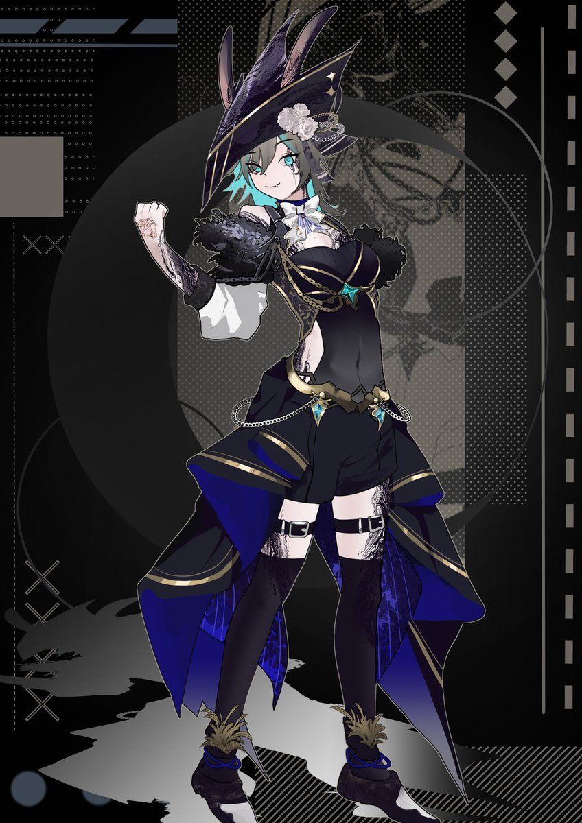 LQingke's tweet image. สาวน้อยเวทมนต์🤔 ไอ้เราก็วาดชุดให้น่ารักไม่เป็นด้วยสิ...งั้นก็ 
 #ReWRITE_contest