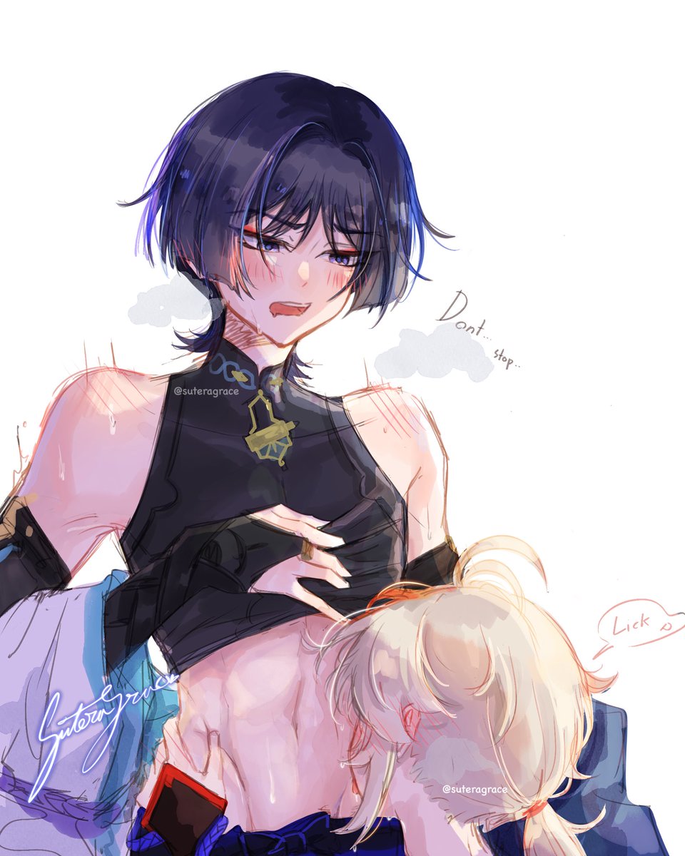 suteragrace's tweet photo. Don’t…stop❤️‍🔥❤️‍🔥❤️‍🔥
#kazuscara #scarakazu #kazuha #scaramouche https://t.co/BpwEdWT8qt
