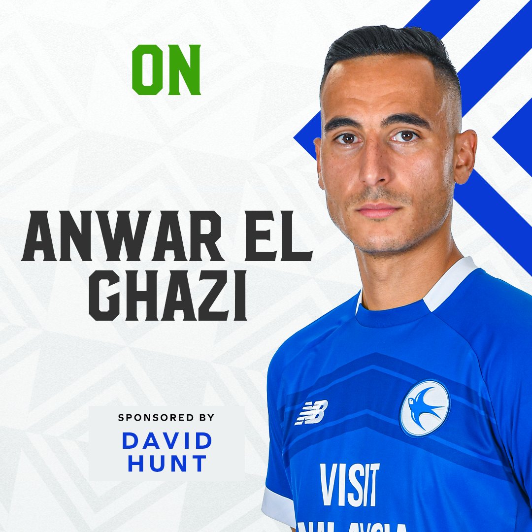 CardiffCityFC's tweet photo. 73 - El Ghazi makes his first City appearance, replacing Willock. (1-0)

#CityAsOne https://t.co/9WPgn2DXiG