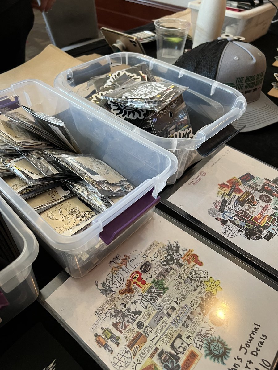 Even though we are not vending at #SPNIndy this weekend, you can grab our merch <a href="/CreationEnt/">Creation Entertainment</a> table! I’ll be hanging out later this afternoon too so say hi!