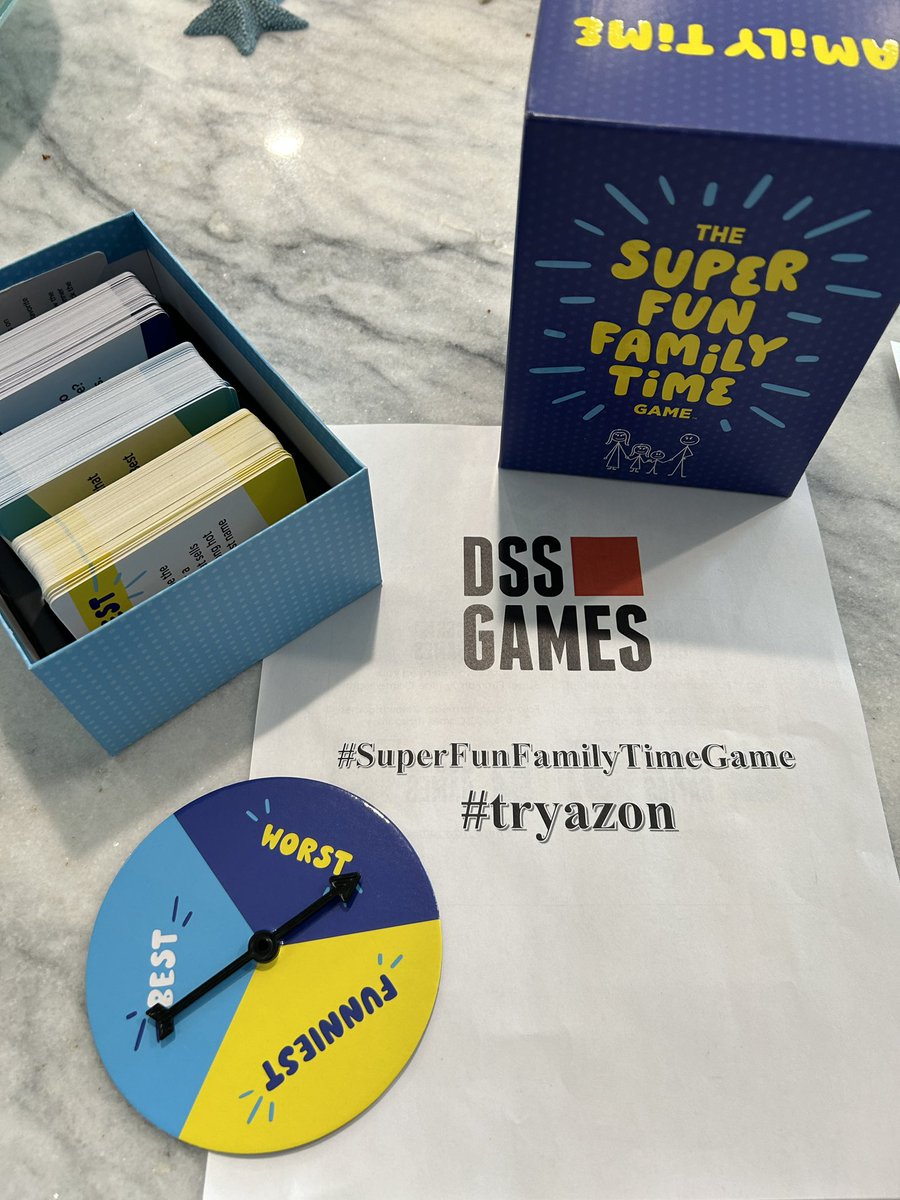 HBernesser's tweet photo. #superfunfamilytimegame is such a fun and easy game game to play for all ages! Thank you @Tryazon for choosing me as a host! #tryazon #sponsored https://t.co/utcLKbg78p