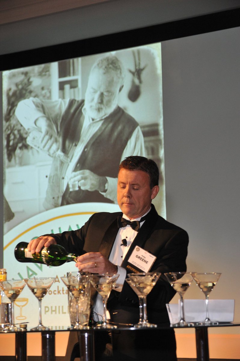 To commemorate the liberation of the Hotel Ritz in 1944, The OSS Society performs its annual ceremonial liberation of The Ritz-Carlton in Washington, DC. We built a replica of the bar at the Ritz Hotel’s Bar Hemingway. Our bartender is the renowned  cocktail historian