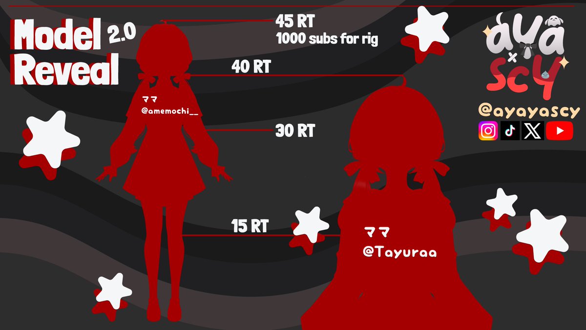 🕯️ L2D Model Reveal 🕯️
🤍+🔁 are Appreciated 🫶🏻

aku Aya ˶ᵔ ᵕ ᵔ˶ 
a quick glance at me, vtuber yg aktif berkonten nyanyi, stream freetalk, karaoke, tarot &amp; games.

YT : youtube.com/@ayayascy 
Dukung aku di : trakteer.id/ayayascy/tip

#VTuberID #VTuberUprising #ModelReveal