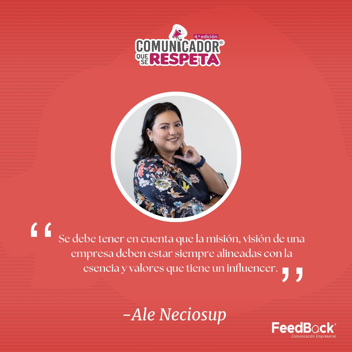 FeedBack Comunicación Empresarial (@feedbackce) on Twitter photo 🗣️ #Frase
Frase de la semana: Gracias a <a href="/AleNeciosup/">Ale Neciosup</a>, por compartir sus conocimientos con nuestra comunidad de Comunicadores 🙌
#comunicadorquerespeta #comunicadores #FeedBackComunicaciónEmpresarial #ProgramaEducativo 🗣️ #Frase
Frase de la semana: Gracias a <a href="/AleNeciosup/">Ale Neciosup</a>, por compartir sus conocimientos con nuestra comunidad de Comunicadores 🙌
#comunicadorquerespeta #comunicadores #FeedBackComunicaciónEmpresarial #ProgramaEducativo