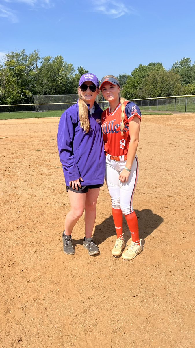 Thank you to JMU for an awesome camp Saturday. I learned so much and can’t wait to come back! <a href="/JMUSoftball/">JMU Softball</a>