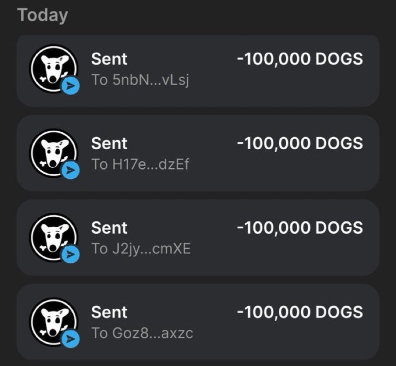 Luminate_sol's tweet photo. You’ll receive 100,000 $DOGS 🦴 100,000 $DOGS ($1,149) each to the first 5000 people who like and retweets + follows  📷 Drop your $TON wallet address https://t.co/PsC74vjH6t