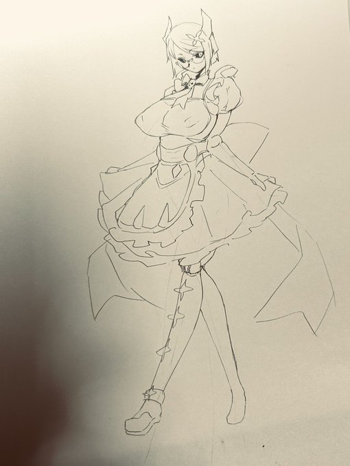 高頭身デビルモモ概念 