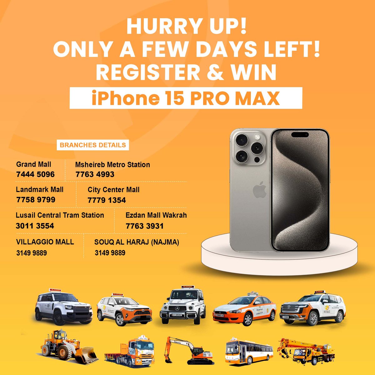 AlkhebraDA's tweet photo. 🏃🏼‍♀️ Hurry up! Only a few days left!
Enjoy special discounts on all courses at Al Khebra Driving Academy. 
#promotion #iphone #win #trending #win #DrivingDreams #DriveSafe #akda #alkhebra https://t.co/6JhuWe0Rxe