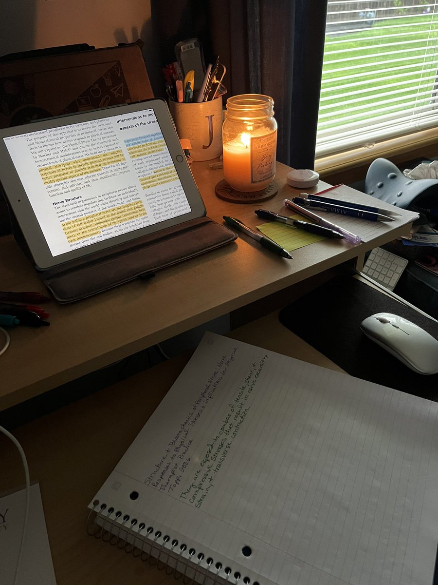 When you are a DAT student and the power is out, you do homework by candlelight and hotspot!