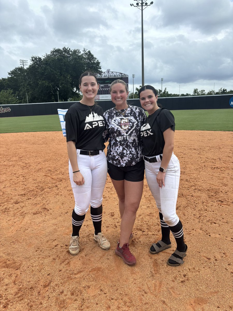 I had an another amazing camp at the College of Charleston prospect camp!! I got to see Coach <a href="/CoachLynch20/">Tracey Lynch</a>, Coach <a href="/MaggieMrowka/">Maggie Mrowka</a>, and Coach <a href="/LainaVictoria29/">Laina Holmgren</a>!! I got some great feedback and had a blast being around the team and the best coaching staff!! <a href="/CofC/">College of Charleston</a>