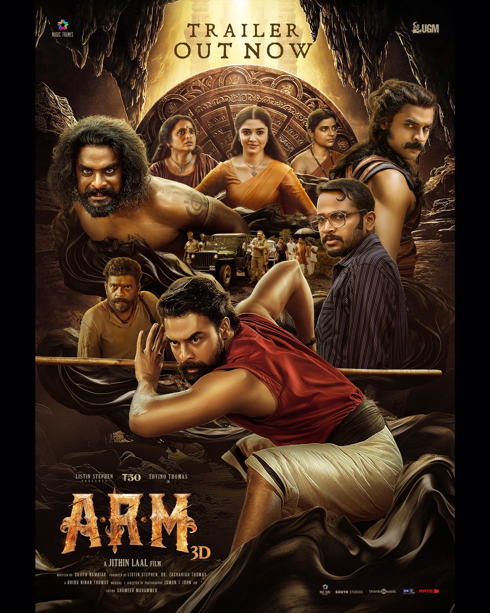 ttovino's tweet photo. Step into the enchanting world of Chiyothikkavu! 🌟 We’re thrilled to unveil the trailer for ARM. Get ready for a magical adventure like no other. Watch now and let the journey begin! 🎬✨
https://t.co/kZAviXRS2c
#ARM3Dthemovie
Onam Release. #ARM https://t.co/48XdLUOKx6