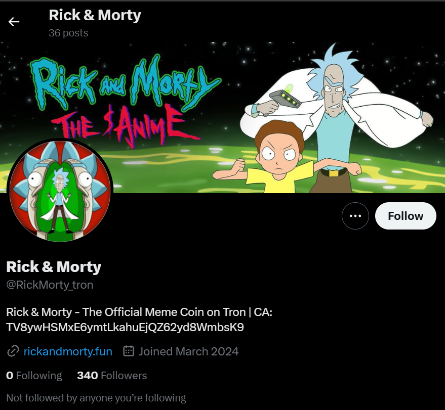 Rick & Morty The $Anime tweet media