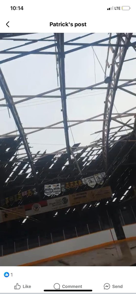 <a href="/MBStormy/">MBStorm.com</a> #mbstorm 
Foxwarren Manitoba had its roof severely damaged.