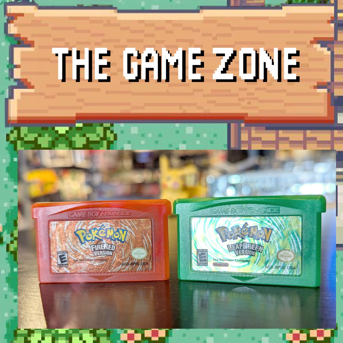 TheGameZoneGZ's tweet photo. This Just in! #pokemonfirered #pokemonleafgreen
#gameboyadvance #gameboyadvancegames #gba #gbagames #pokemonvideogames #thegamezone #hillsdalenj https://t.co/oN7z4eC7Ww