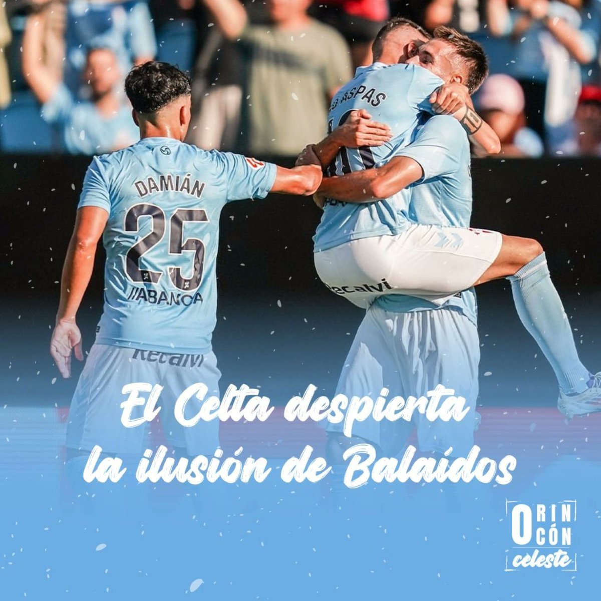 El Celta despierta la ilusión de Balaídos 😍

Más info en: orinconceleste.es/celta-despiert…

#rccv #rccelta #celtadevigo #celtavigo #celtaclub