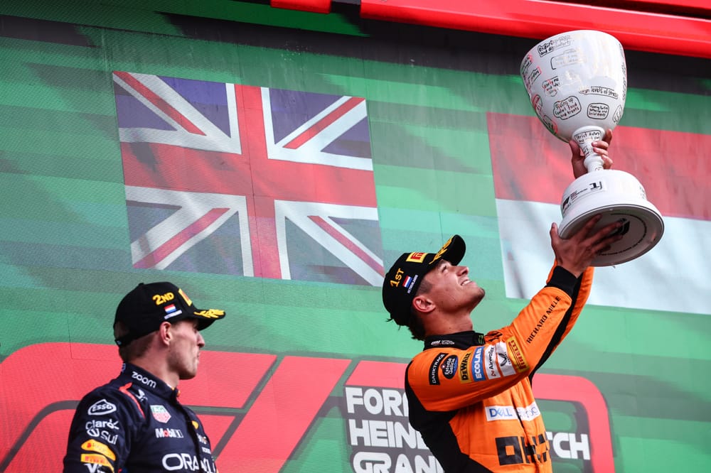 BGM_za's tweet photo. Im a Huge Hamilton fan but Lando Norris just made Max verstappen irrelevant today.

#f1
#dutchGP 
#landonorris
#McLaren https://t.co/dtRFDkQZ3J