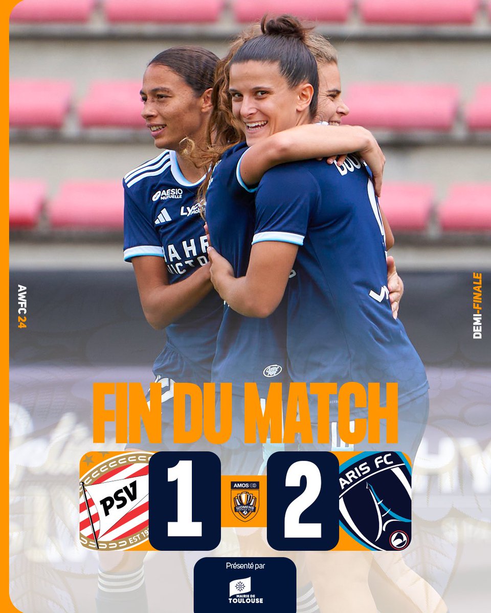 Les parisiennes remportent la petite finale ! 🏆

Et avec qui d’autre comme buteuse que l’ancienne toulousaine <a href="/MBourdieu9/">Mathilde Bourdieu</a> ! 😈