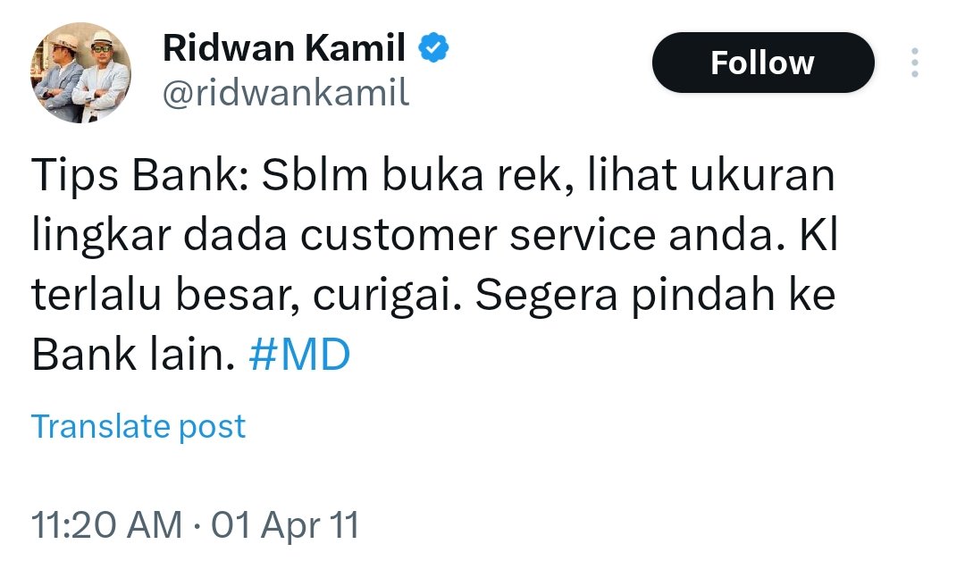ratupatriaa's tweet photo. 2011 kayaknya uda hampir umur 40 tahun. Cuma bapak2 porno yg nge tweet beginian umur 40 an. https://t.co/RZuUnzwNSv