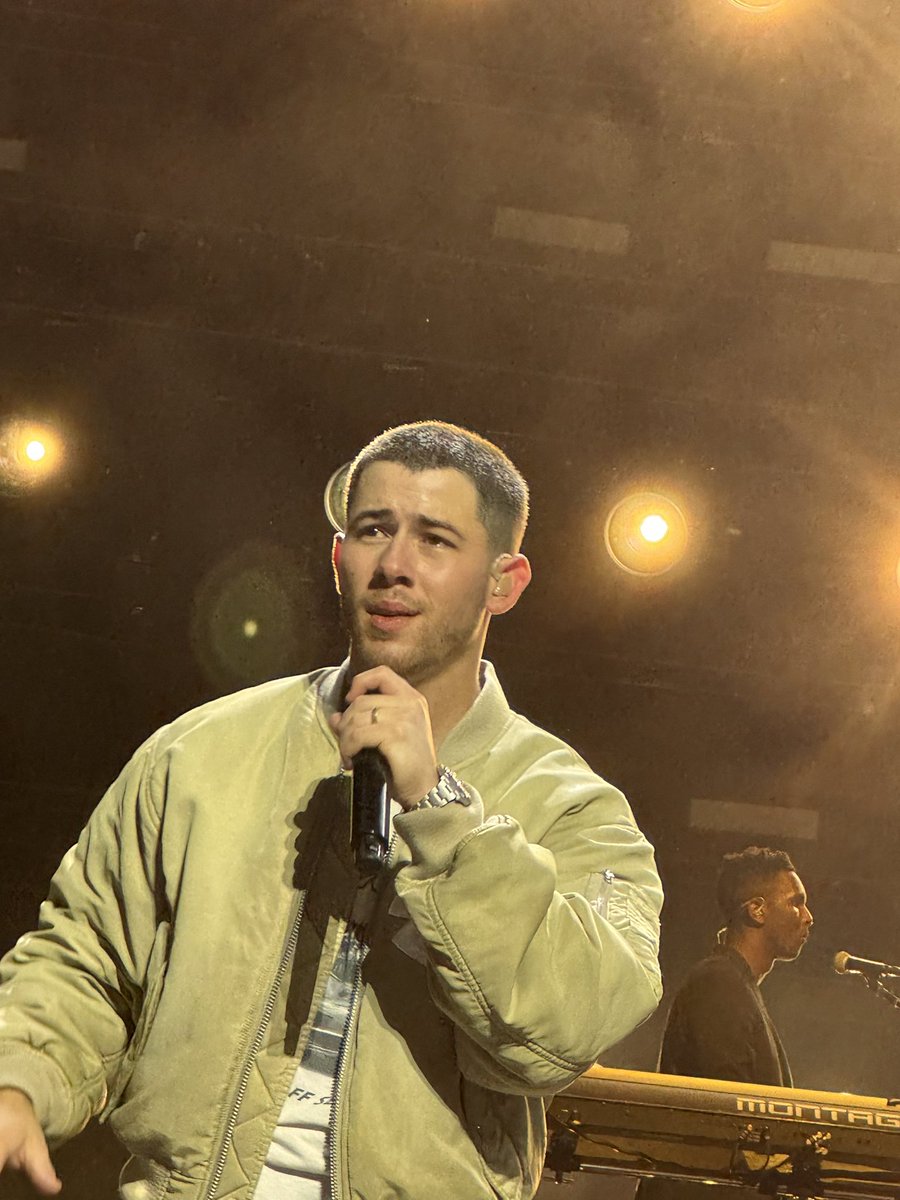 SingingWithJoeJ's tweet photo. Nick bb in Monterrey 
#jonasbrothers #nickjonas #TheTourMonterrey https://t.co/lJVWrDvYpS