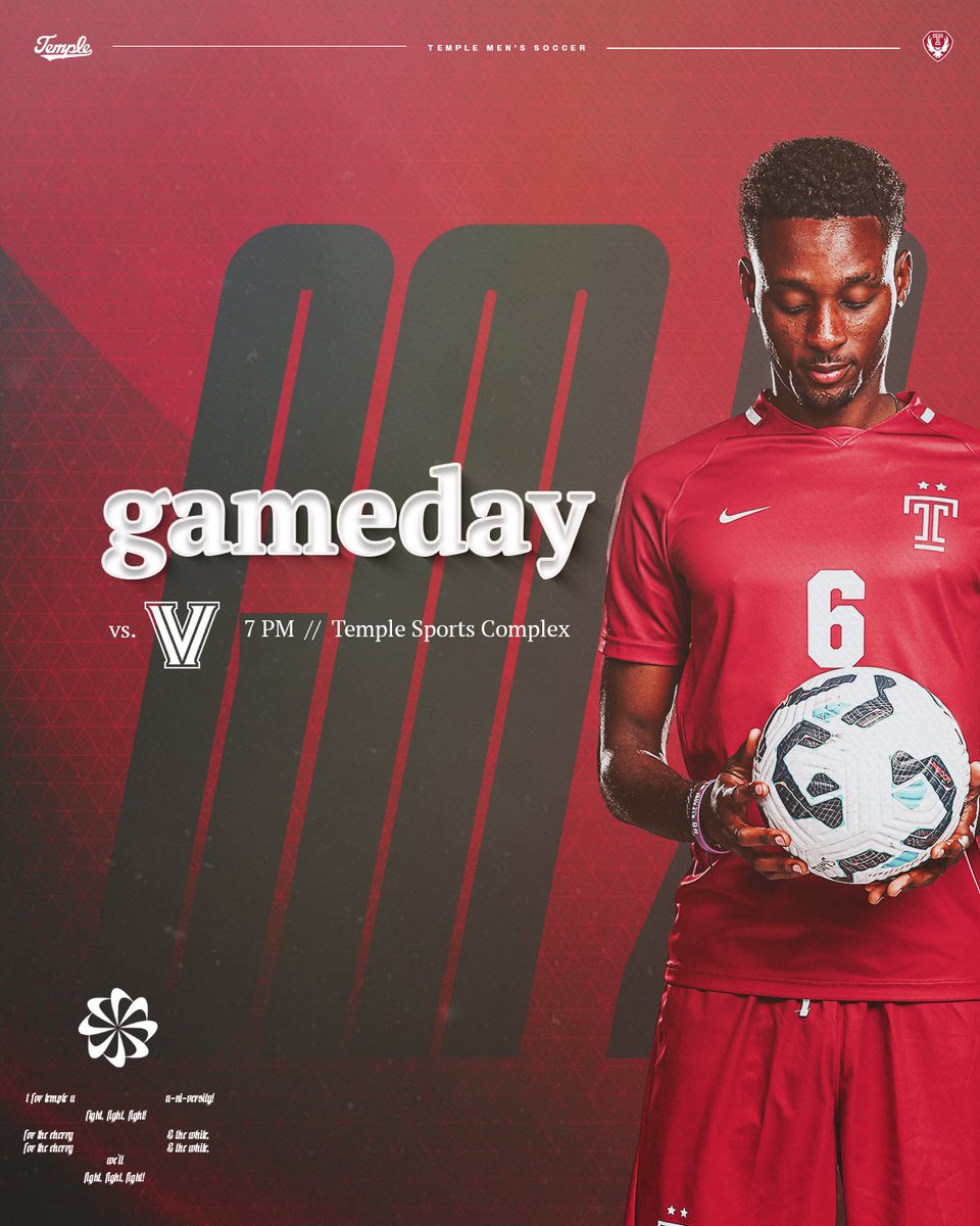 Sunday Night Football. 

🆚 | Villanova
⏰ | 7 PM
📍 | Philadelphia, Pa. - Temple Sports Complex
💻 | ESPN+ - espn.com/watch/
📈 | stats.statbroadcast.com/broadcast/?id=…

#GoOwls