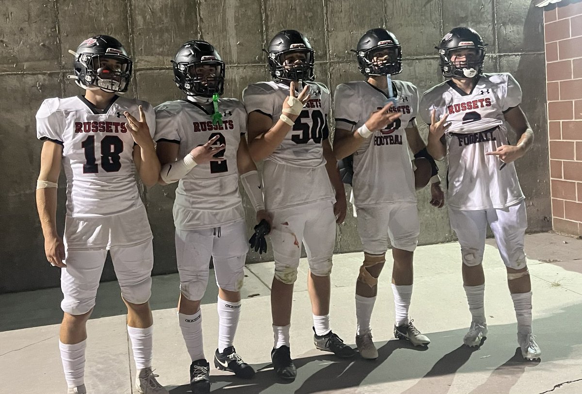 Game one captains!! I love playing beside these guys and the rest of our teams. We got the job done Friday — 41-20

Great start to our senior season. 

From left to right: me, <a href="/dawson_blackner/">Dawson Blackner</a> Caden, Troy, and <a href="/Waitechance9/">Chance Waite</a>