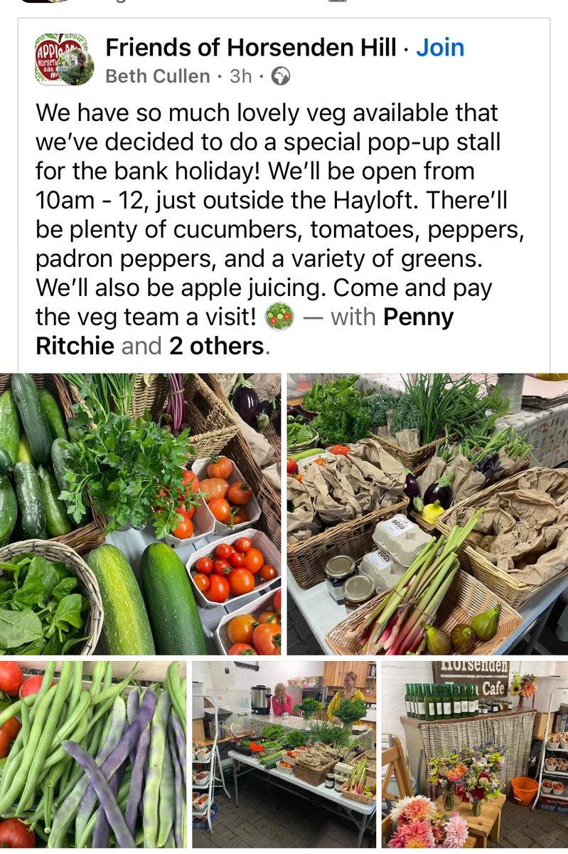 Pop along Bank Holiday Monday and get some lovely fresh Veg!
