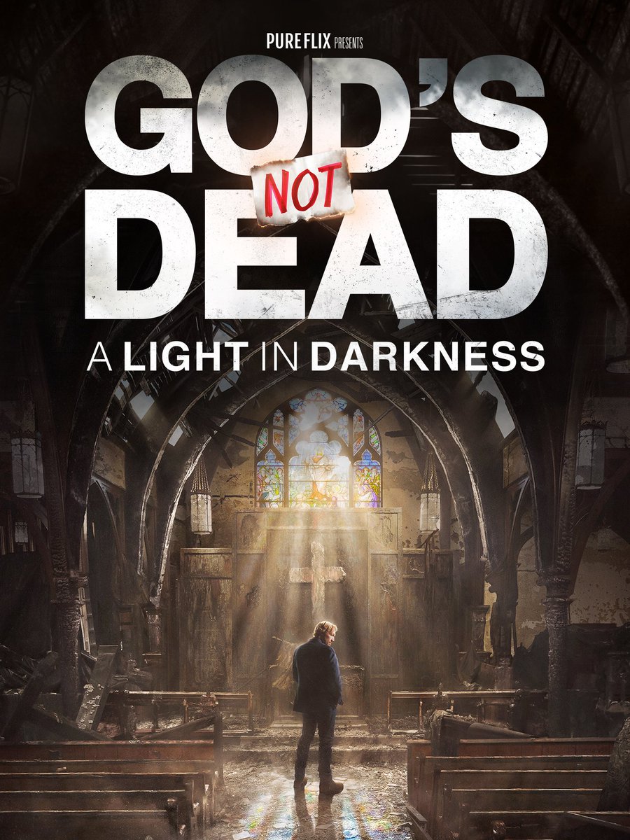 BrianMovieBlog's tweet image. I am now all caught up with the @GodsNotDeadFilm series. I rewatched the first three movies, then watched &quot;We the People&quot; for the first time and then watched the new extended cut of the first movie. I&apos;m now ready to watch &quot;In God We Trust&quot;!
