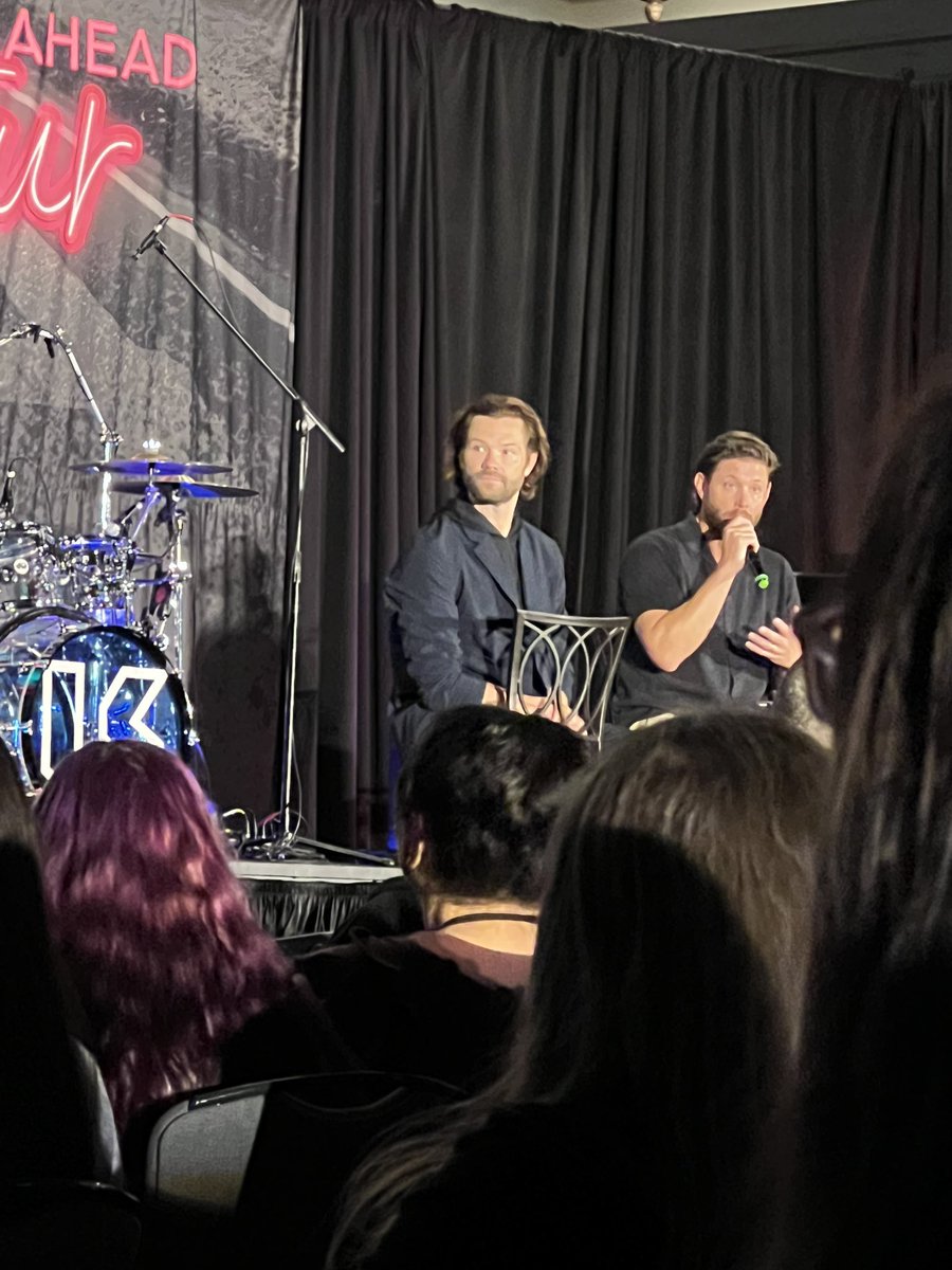 Jensen “Our favorite nickname we’ve ever been given is “the boys” and we all could not agree more. ❤️❤️❤️ #J2 #SPNIndy <a href="/CreationEnt/">Creation Entertainment</a>