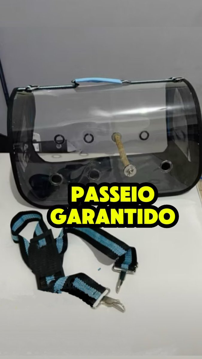 calopsitas_mans's tweet photo. Bolsa de transporte para calopsitas 
Disponível link da bio https://t.co/acH4rBPk0b