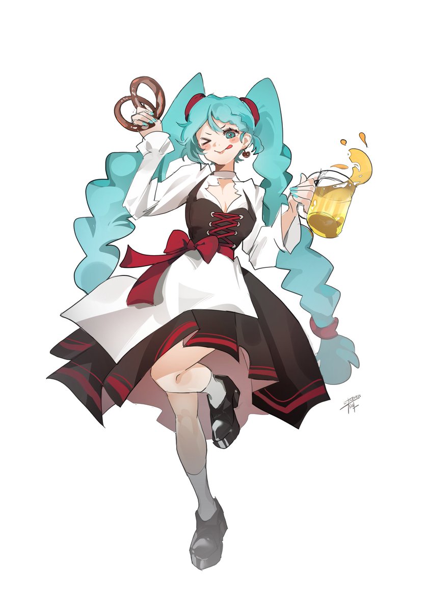 _littlemisstina's tweet image. german miku 🇩🇪