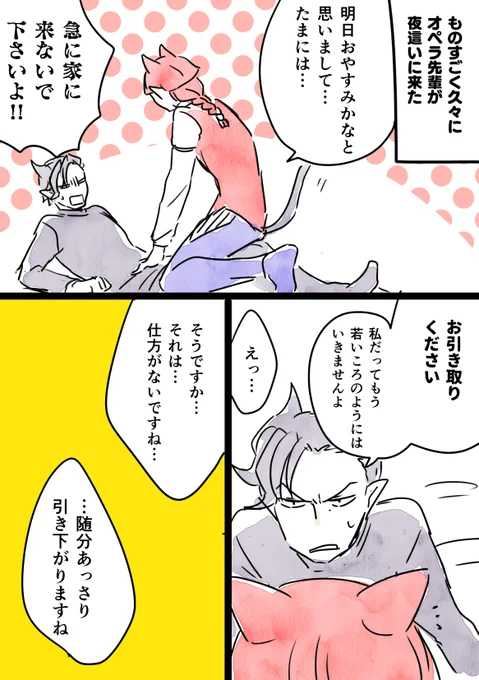 エゴくんちがまだわからないころに描いた大人カルオペのらくがき 再掲