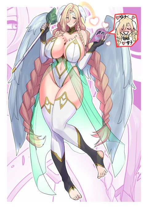 skeb納品しました～どでかい天使さん 