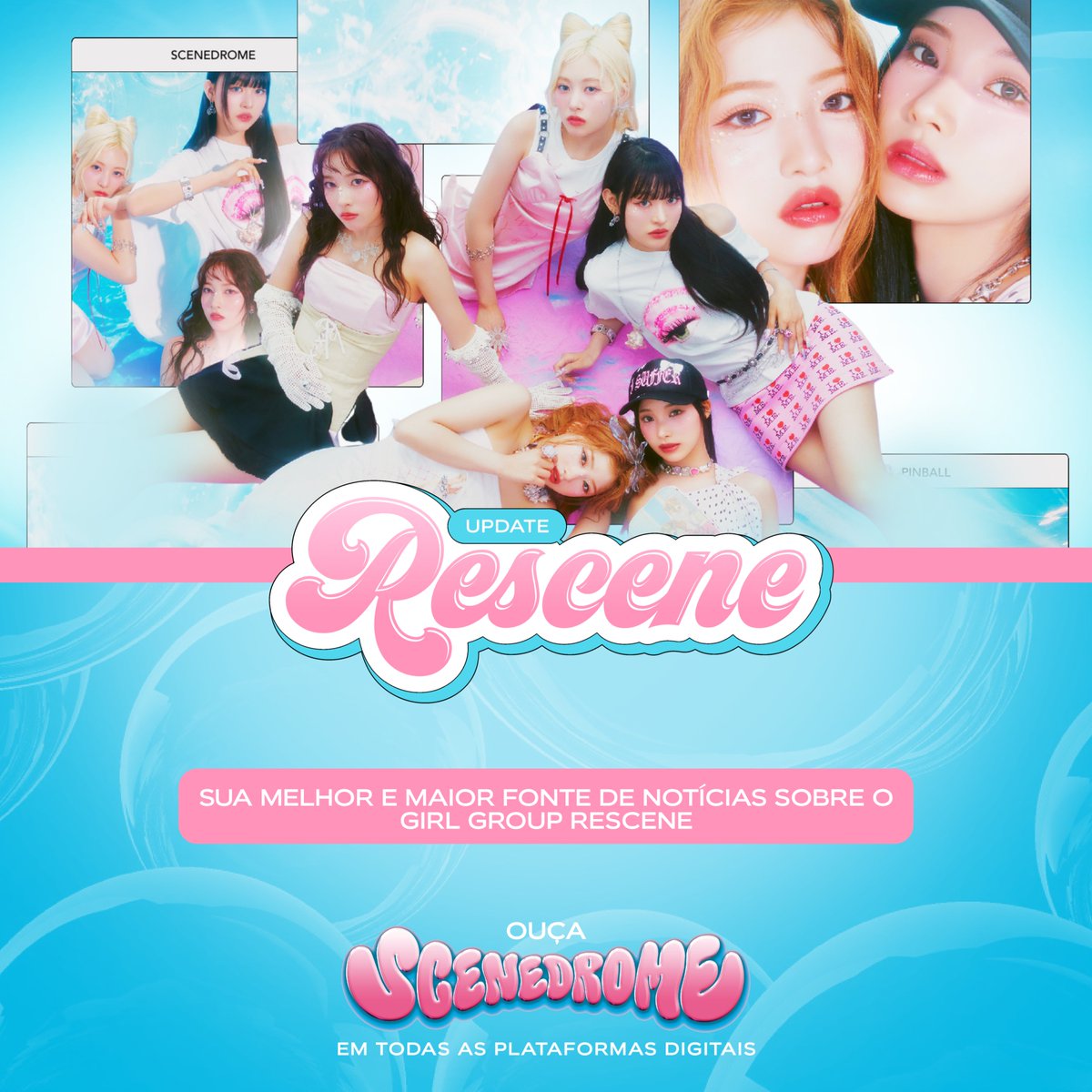 UpdateRESCENE's tweet image. 🌸 | Sejam bem vindos ao Update RESCENE! sua primeira e maior fonte de informações e atualizações ao girlgroup #RESCENE. 

⊹ ࣪ ˖ Ativem as notificações!!

#RESCENE #리센 @RESCENEofficial