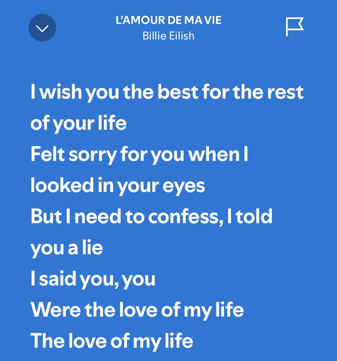 readingiuls's tweet photo. @ryomanticizing It was written for them, Billie told me https://t.co/CF9GTCG2nm