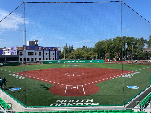 I had a great time at the <a href="/UNDsoftball/">North Dakota Softball</a> camp on Saturday! I loved getting the chance to play in the brand new stadium! Thank you to all of the coaches for the great opportunity and teaching me some new skills! 
 <a href="/ondecksoftball/">OnDeck Softball 🥎</a> <a href="/CoastRecruits/">Coast 2 Coast Recruits</a> <a href="/NWMOSTATE/">Northwest Missouri State University</a> <a href="/UMCrookstonSB/">Minnesota Crookston Softball</a>