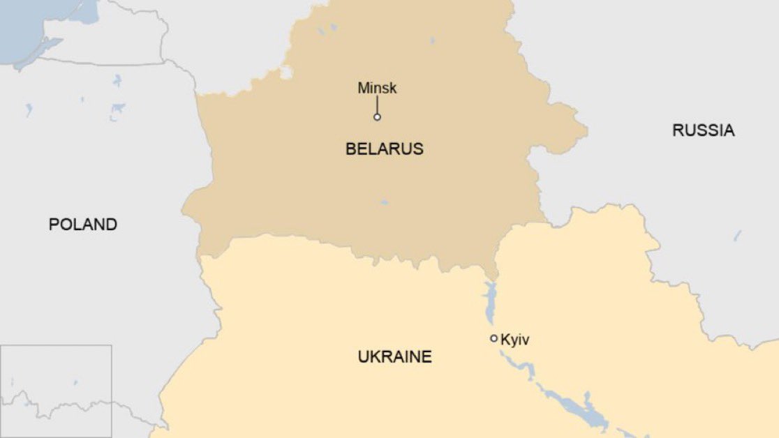 UKR_token's tweet photo. #IMPORTANTE 

Kyiv anuncia que Bielorrusia ha comenzado a desplegar una gran cantidad de tropas, mercenarios y equipo militar cerca de la frontera con Ucrania. https://t.co/0Dqz9dWA5Q