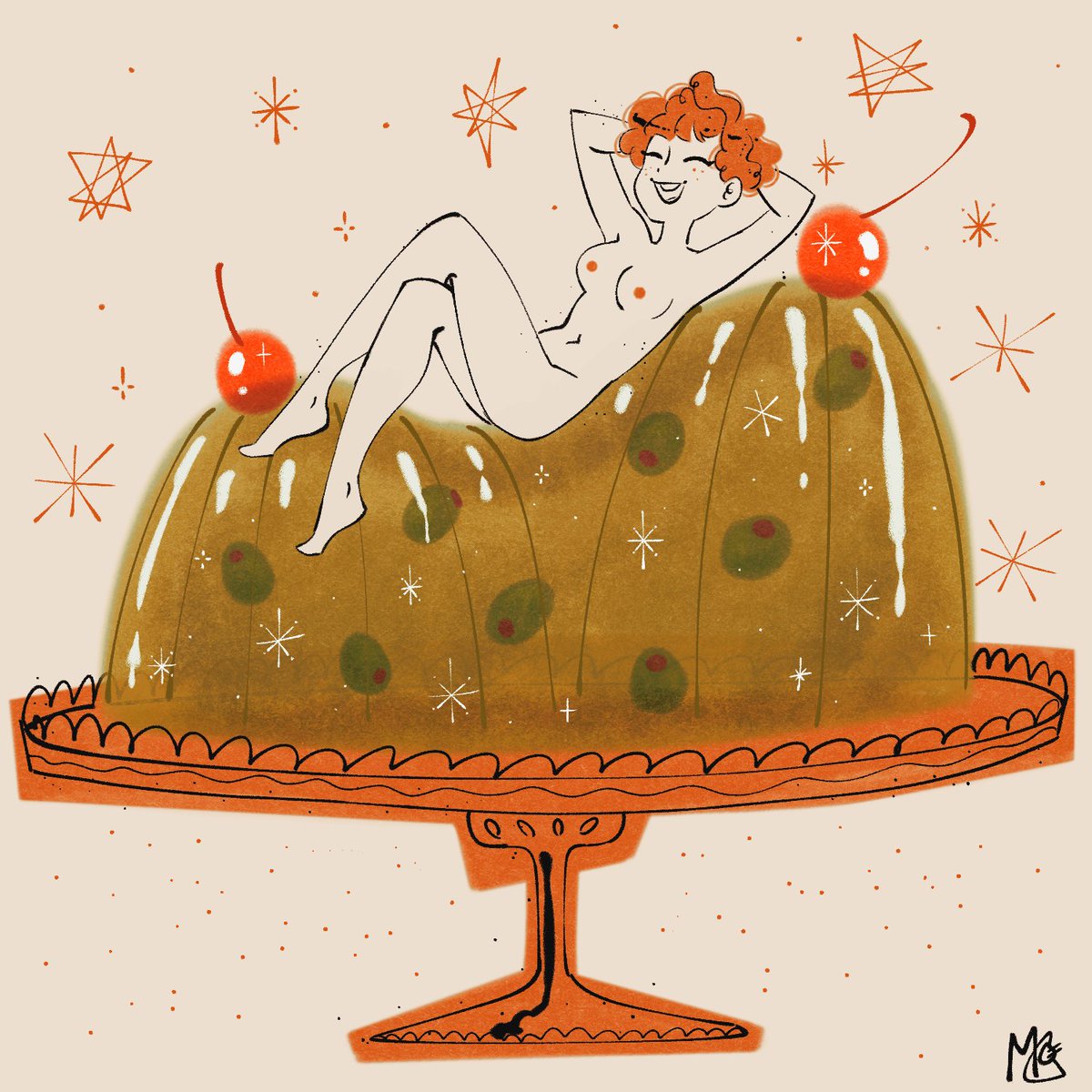 _Myrarose_'s tweet photo. Ahh nothing like olives suspenced in jello https://t.co/b8tkRJhCwL
