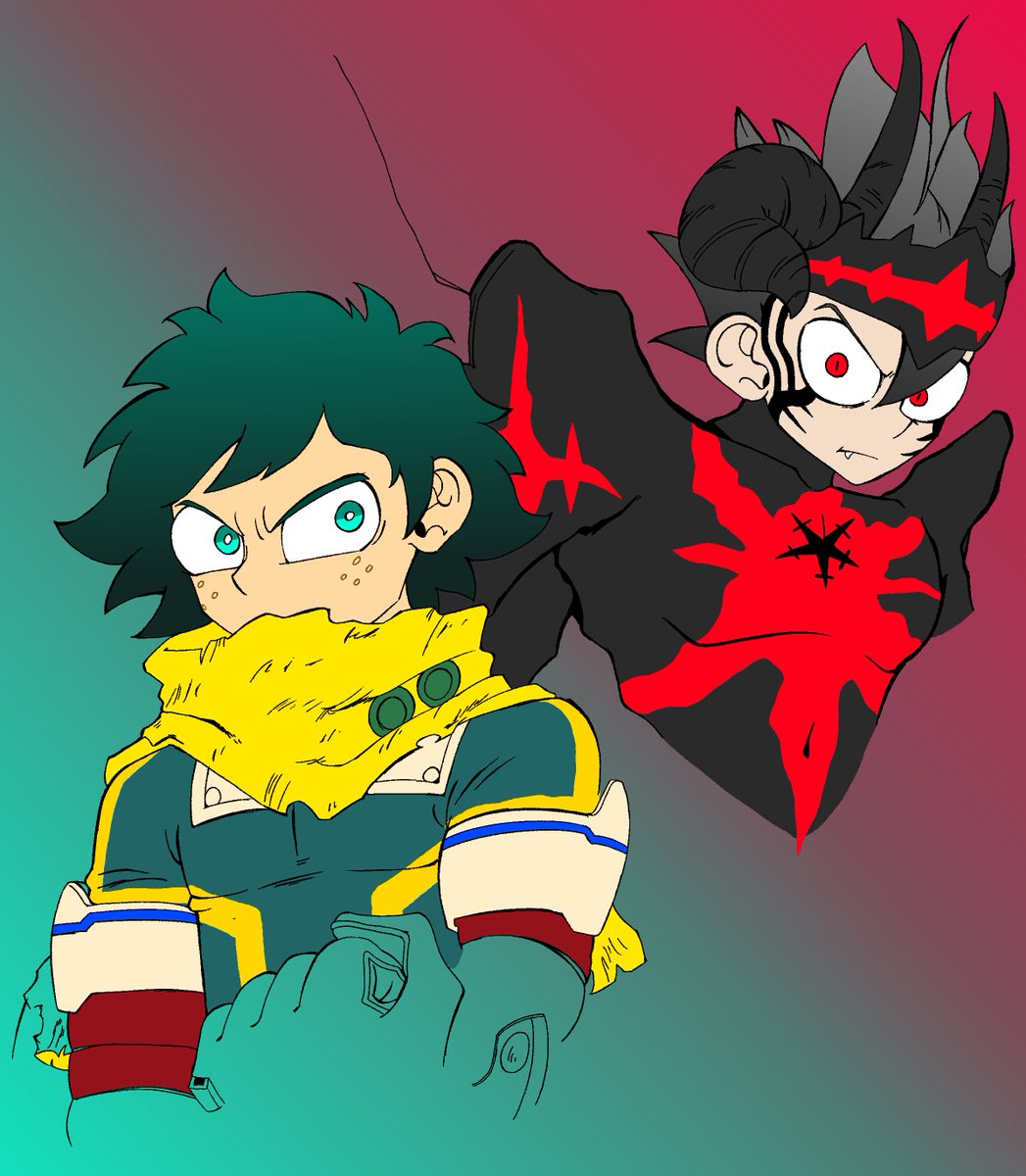 More Unfinished Art...
Deku and Asta